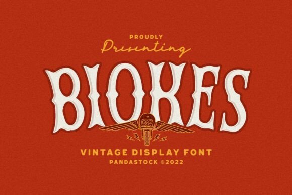 Biokes: A Vintage Serif Font for Web Design