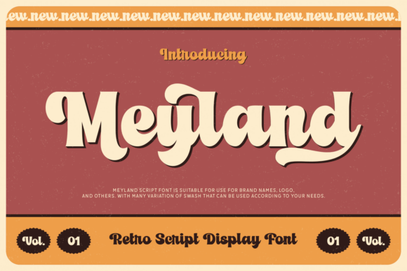 Boost Your Brand with Meyland: A Bold Display Font for Small Businesses