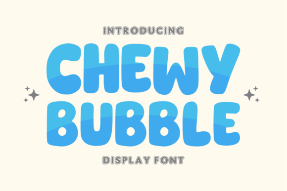 Chewy Bubble: A Playful Typeface for Branding Projects