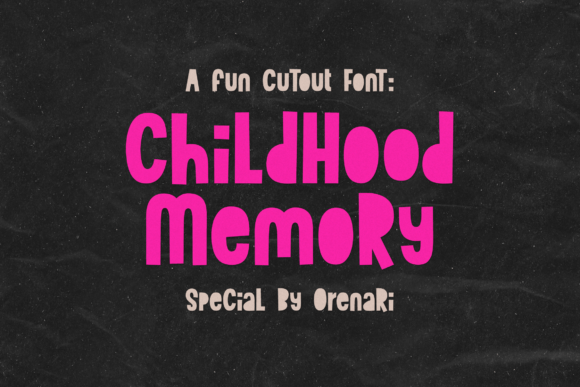 Childhood Memory: A Font That Brings Back the Joy of Reading