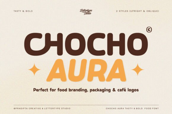 Chocho Aura: A Font That Brings Flavor to Your Brand
