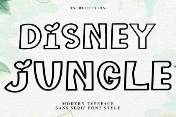 Disney Jungle: A Font for Memorable Branding