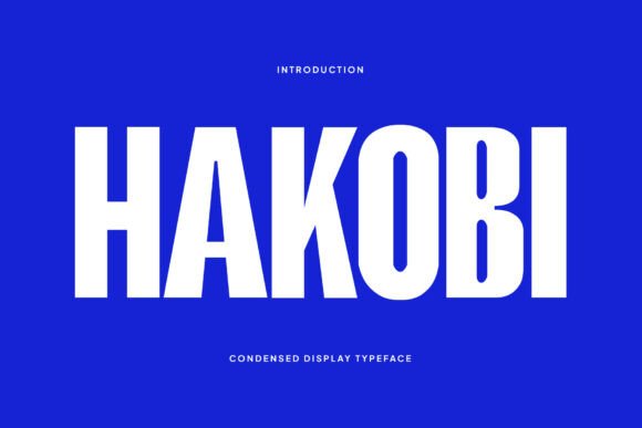 Hakobi: A Bold Display Typeface for Editorial Impact