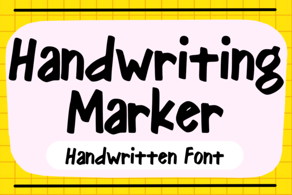 Handwriting Marker: A Font That Adds Personality to Your Web Design