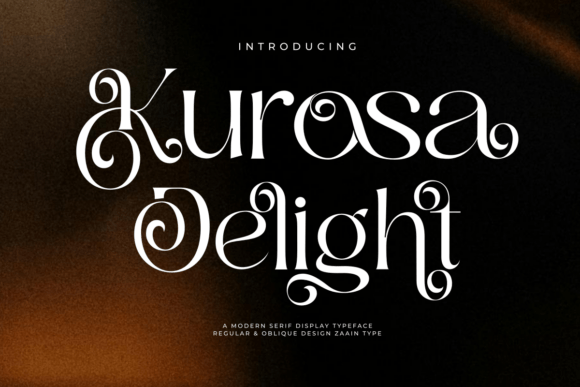 Kurosa Delight: A Serif Font That Elevates Digital Design