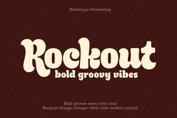 Rockout: A Font That Speaks Volume in Design