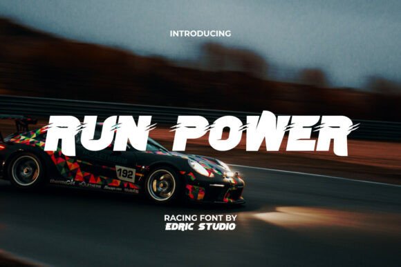 Run Power: A Dynamic Display Font for Editorial Design