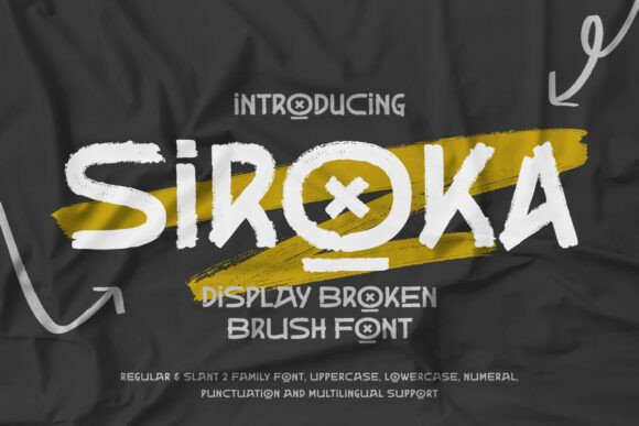 Siroka: A Bold Font for Crafters and Product Creators