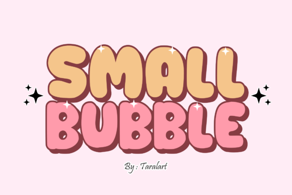 Small Bubble: A Playful Display Font for Editorial Design
