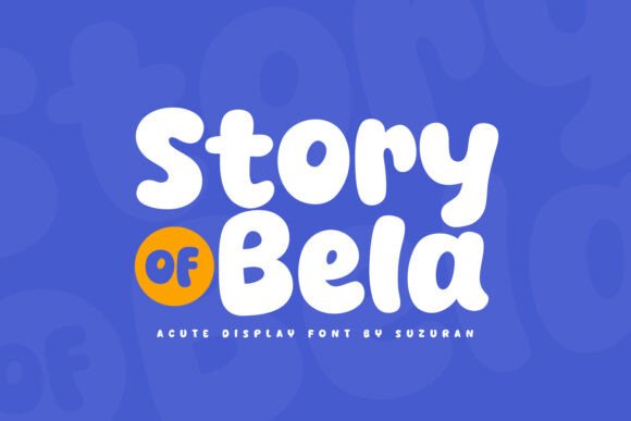 Story of Bela: A Display Font for Digital Branding and Web Design