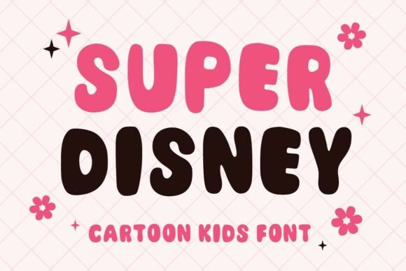 Super Disney: A Friendly Font for Branding Projects