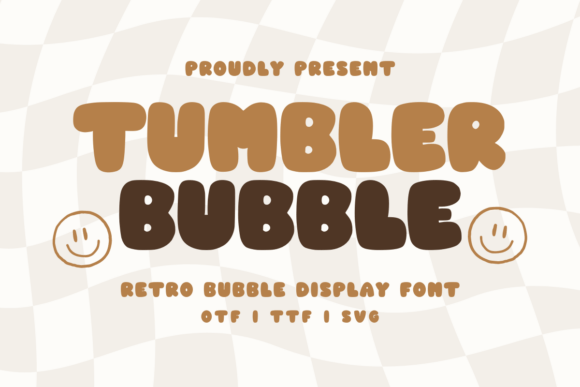 Tumbler Bubble Regular Font: A Playful Twist for Handmade Creations
